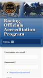 Mobile Screenshot of horseracingofficials.com
